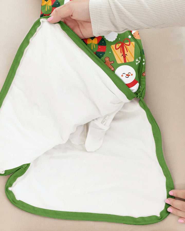 Snowmen Funny Bamboo Sleep Bag