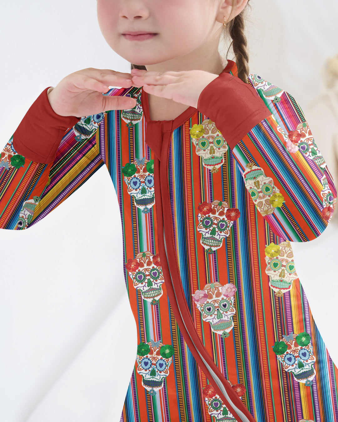 Day of the Dead Vintage Bamboo Convertible Zippy