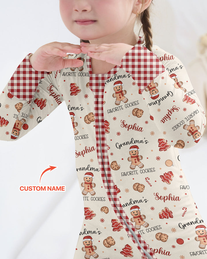 Custom Name Grandma’s Favorite Cookies Bamboo Convertible Zippy
