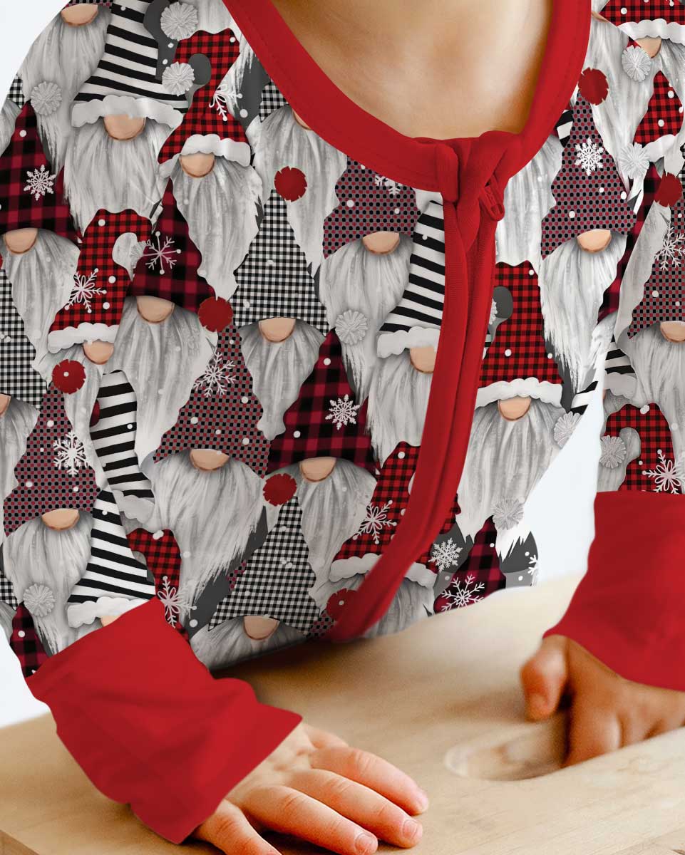 Christmas Gnome Bamboo Convertible Zippy
