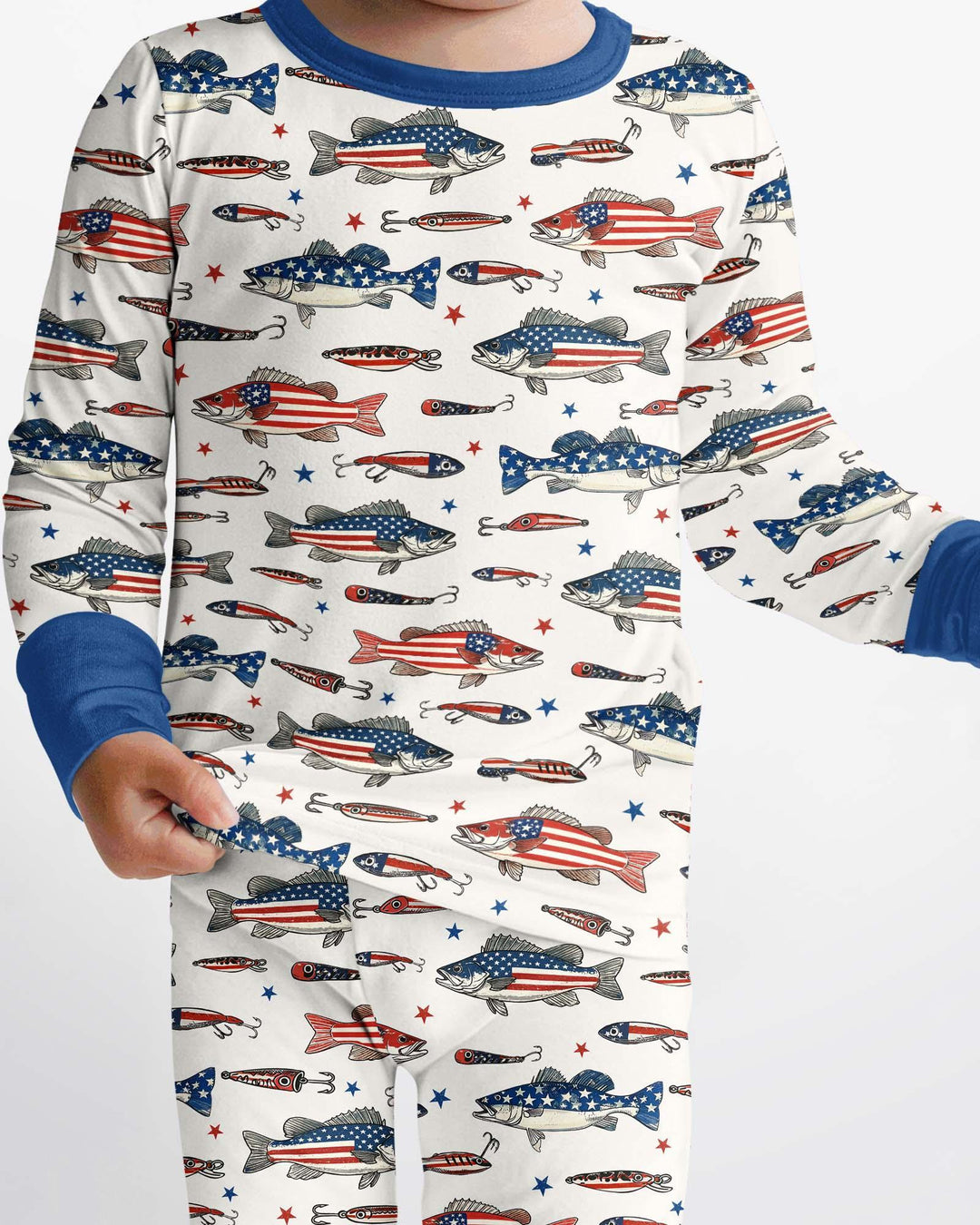 Hooked On Freedom Bamboo Two Piece Long Sleeve Pajama Set