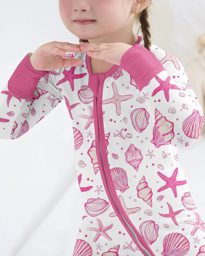 Coastal Charm Family Matching Bamboo Convertible Zippy