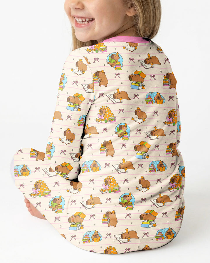 Template Bamboo Two Piece Long Sleeve Pyjamas Set