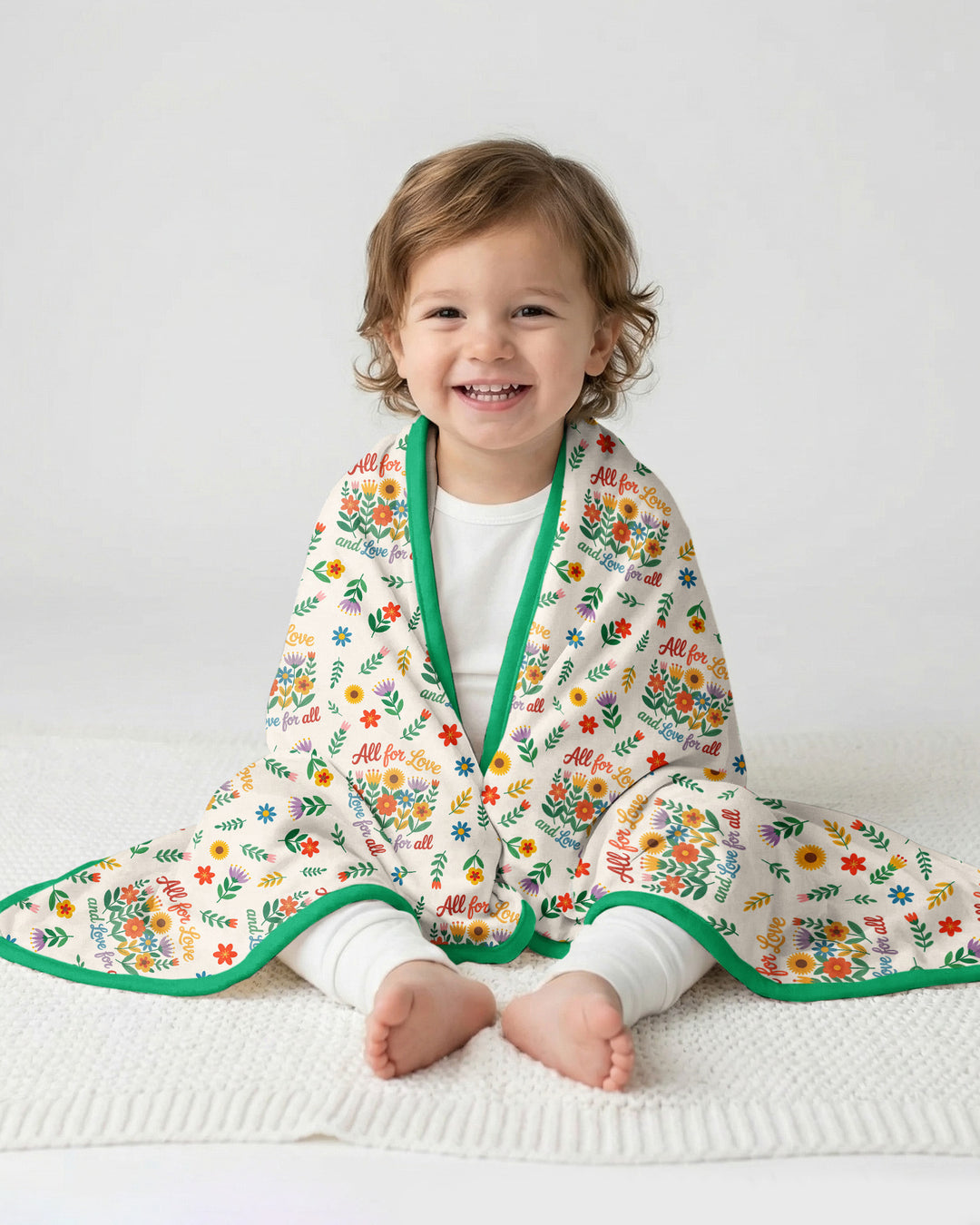 Love For All Family Matching Bamboo Blanket