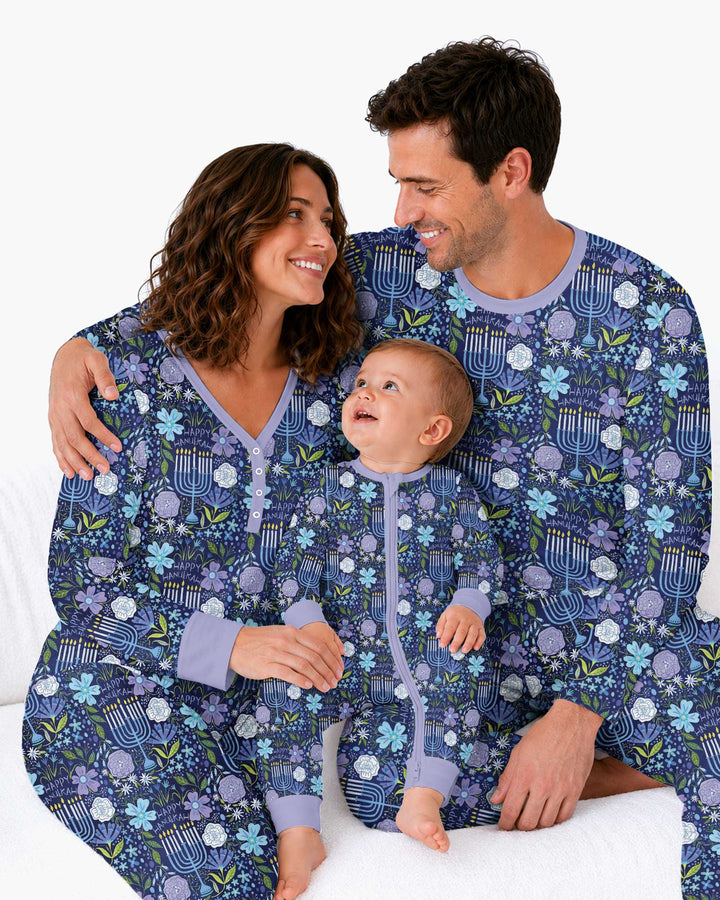 Hanukkah Me and Mom Matching Bamboo Women Pajama Set