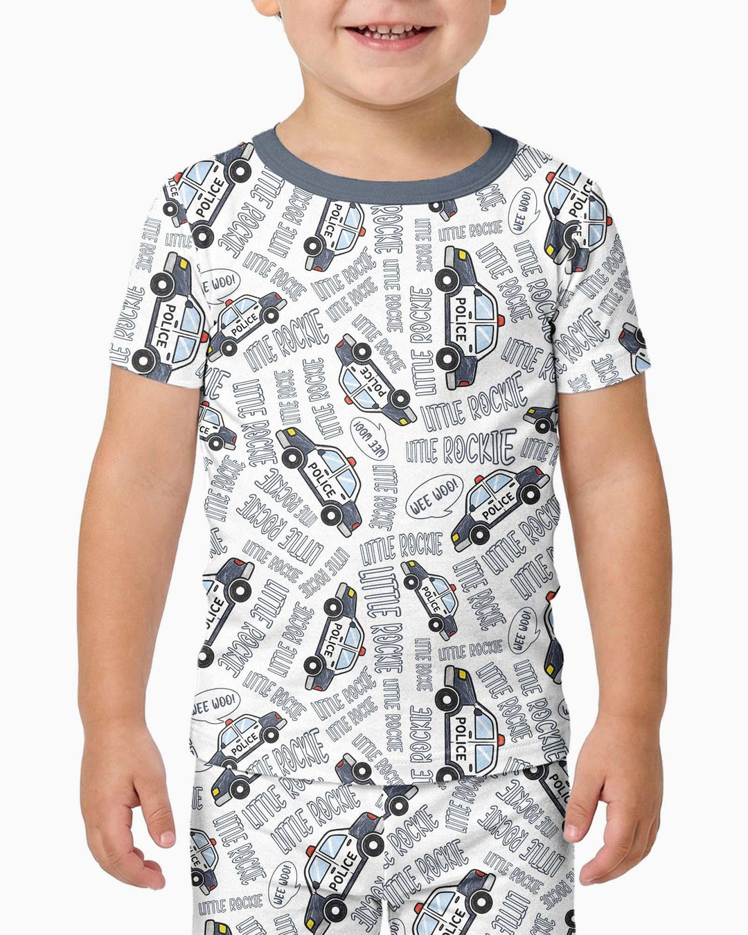 Little Rookie Bamboo Two Piece Short Sleeve Pajama Set