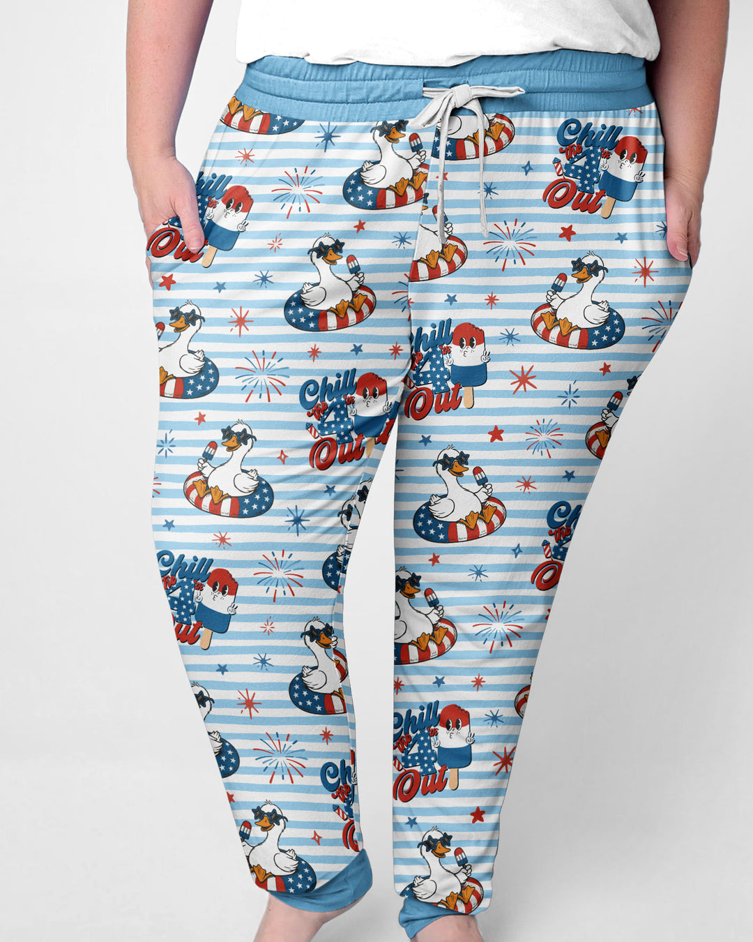 Chill the Fourth Out Bamboo Women Pajama Set