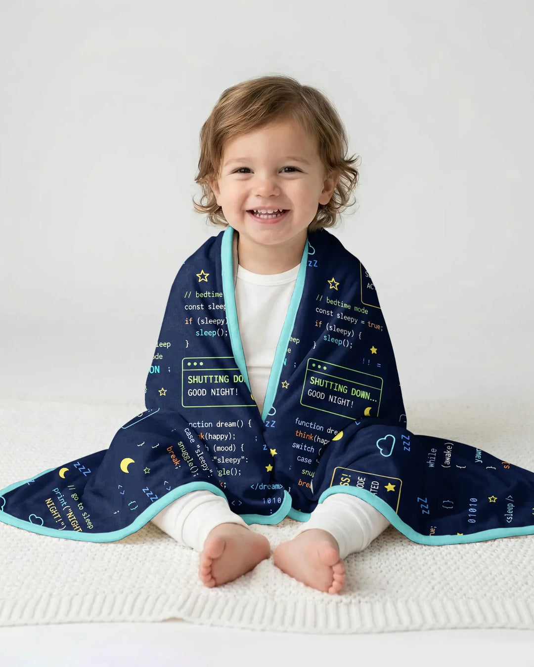 It Techy Job Matching Dad and Son Bamboo Blanket
