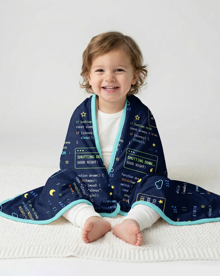 It Techy Job Matching Dad and Son Bamboo Blanket