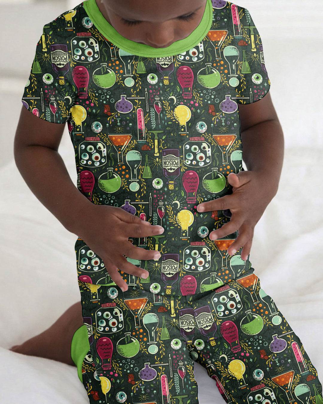Mad Science Bamboo Two Piece Short Sleeve Pajama Set