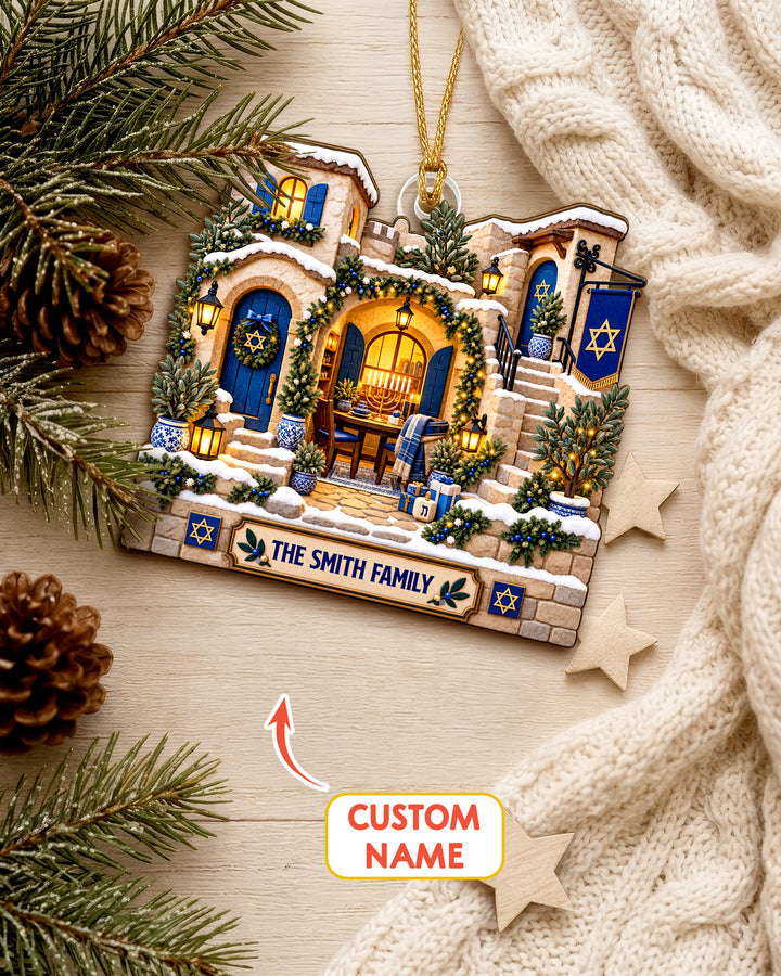 Happy Hanukkah - Personalized Acrylic Ornament