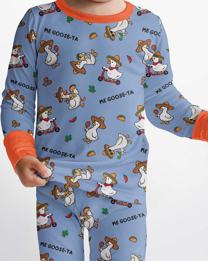 Me-Goose-Ta Bamboo Two Piece Long Sleeve Pajama Set