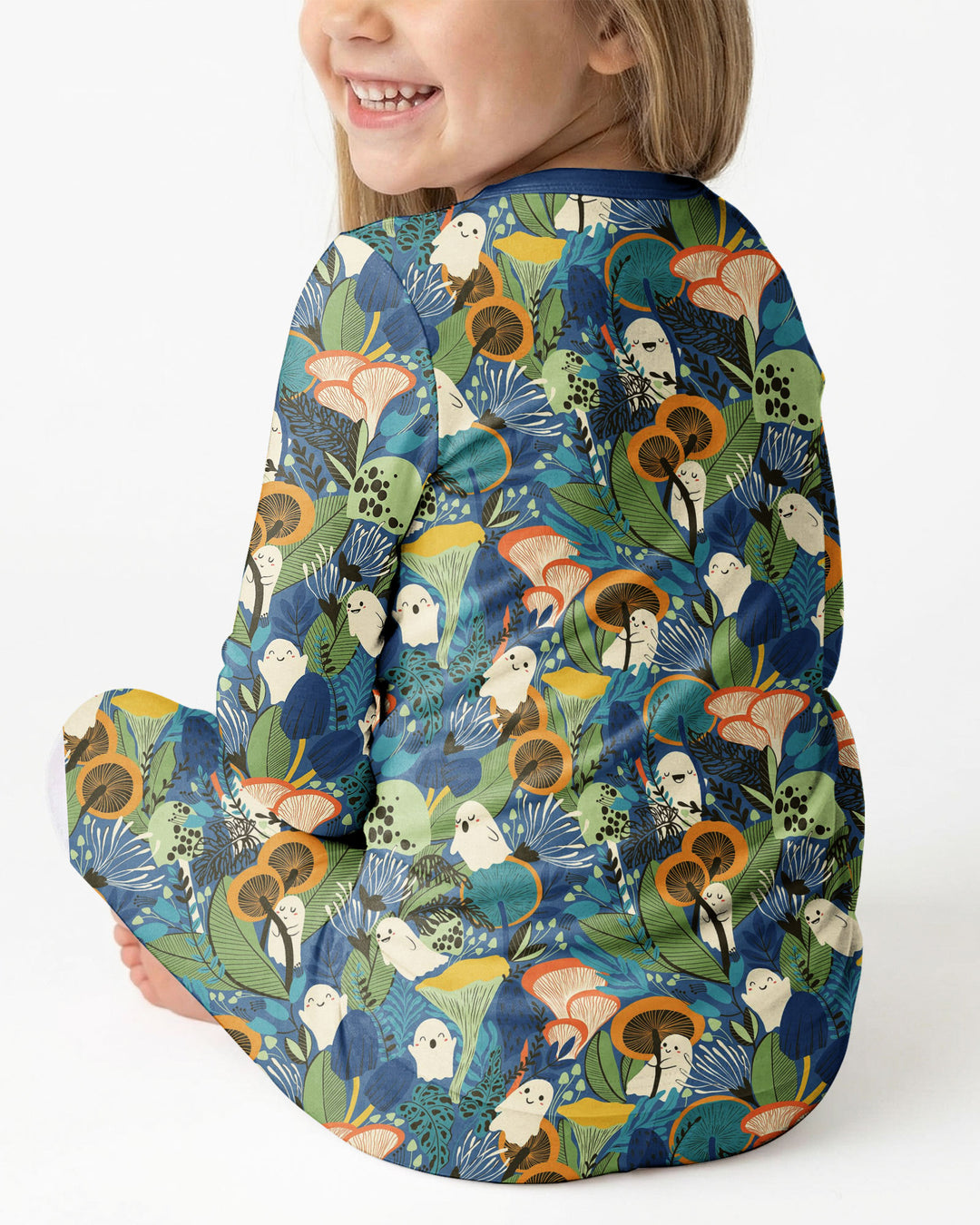 Ghost Forest Bamboo Two Piece Long Sleeve Pajama Set