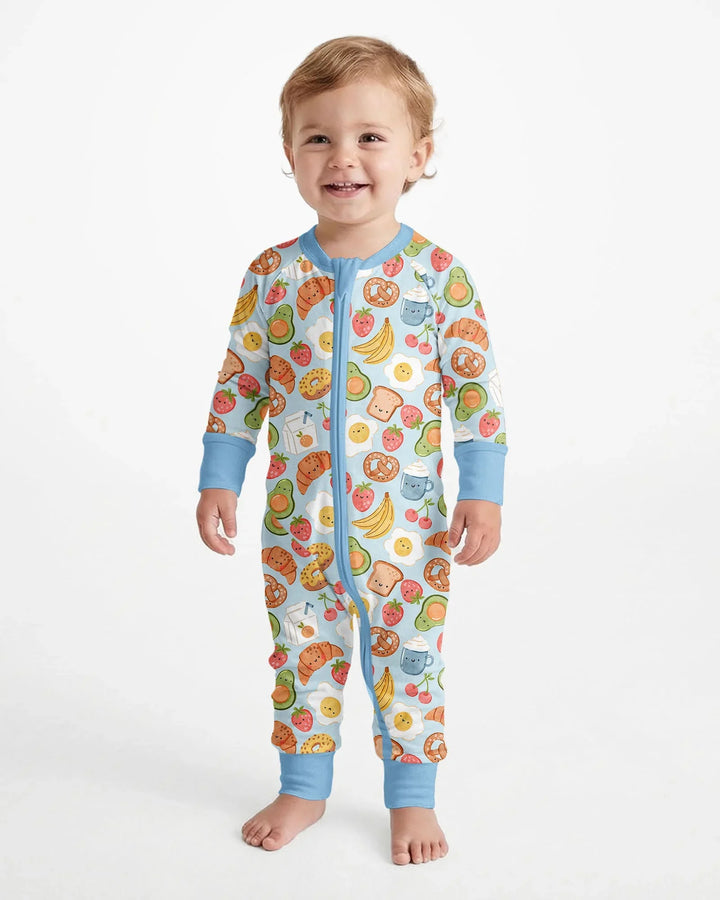 Breakfast Buddies Family Matching Bamboo Convertible Zippy