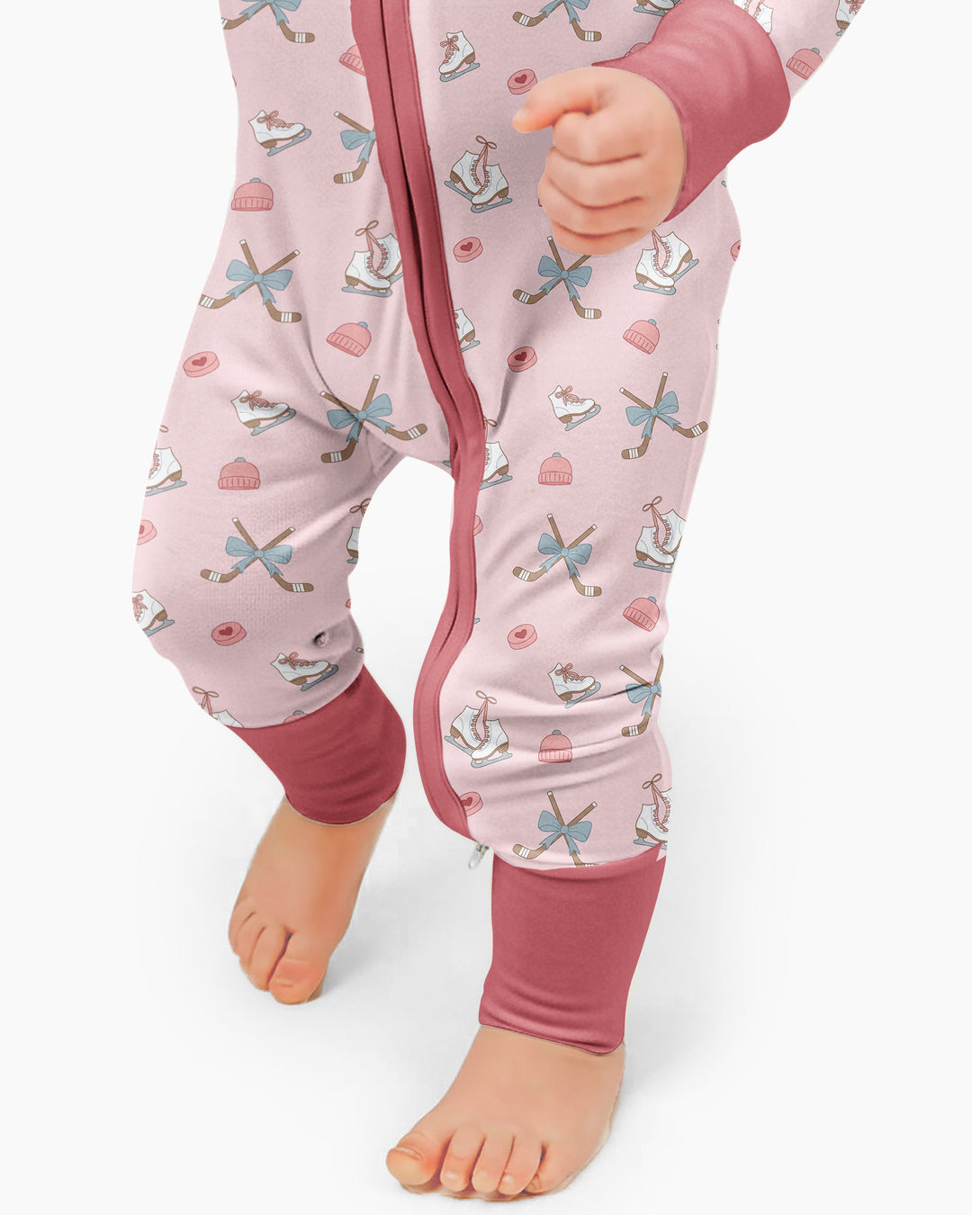 Girly Hockey Pink Bamboo Convertible Zippy