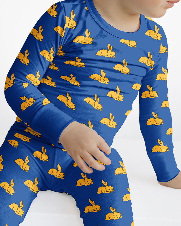 Template Bamboo Two Piece Long Sleeve Pyjamas Set