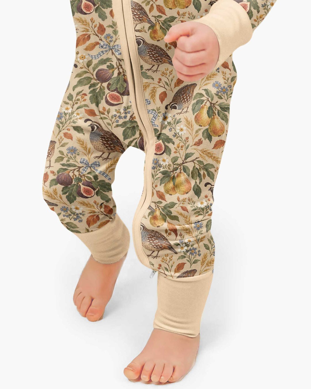 Quail & Pears Bamboo Convertible Zippy