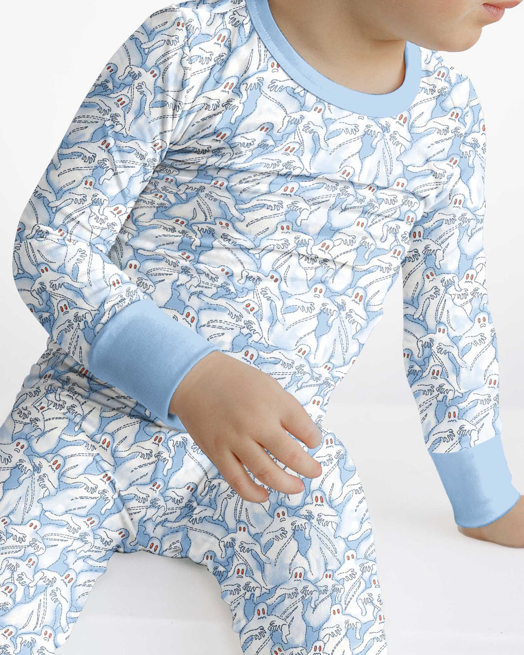 Ghostly Threads Bamboo Two Piece Long Sleeve Pajama Set