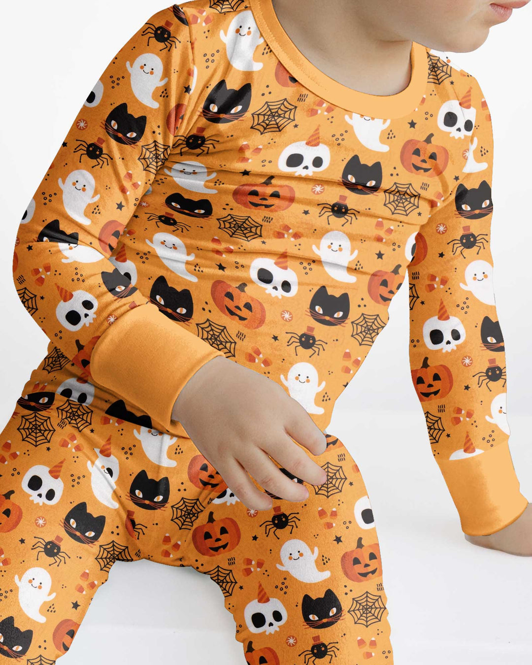 Halloween Party Bamboo Two Piece Long Sleeve Pajama Set
