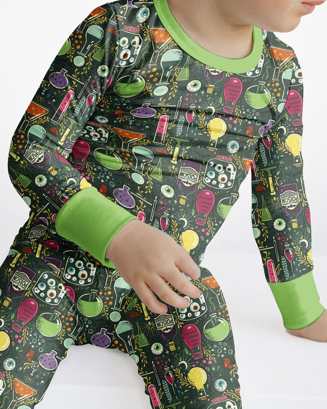 Mad Science Bamboo Two Piece Long Sleeve Pajama Set