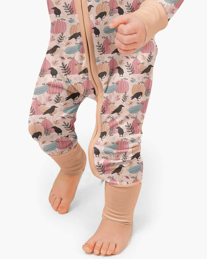 Pastel Pumpkin Patch Bamboo Convertible Zippy