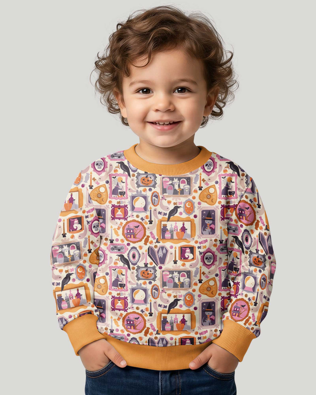 Spooky Portraits Bamboo Crewneck Sweatshirt