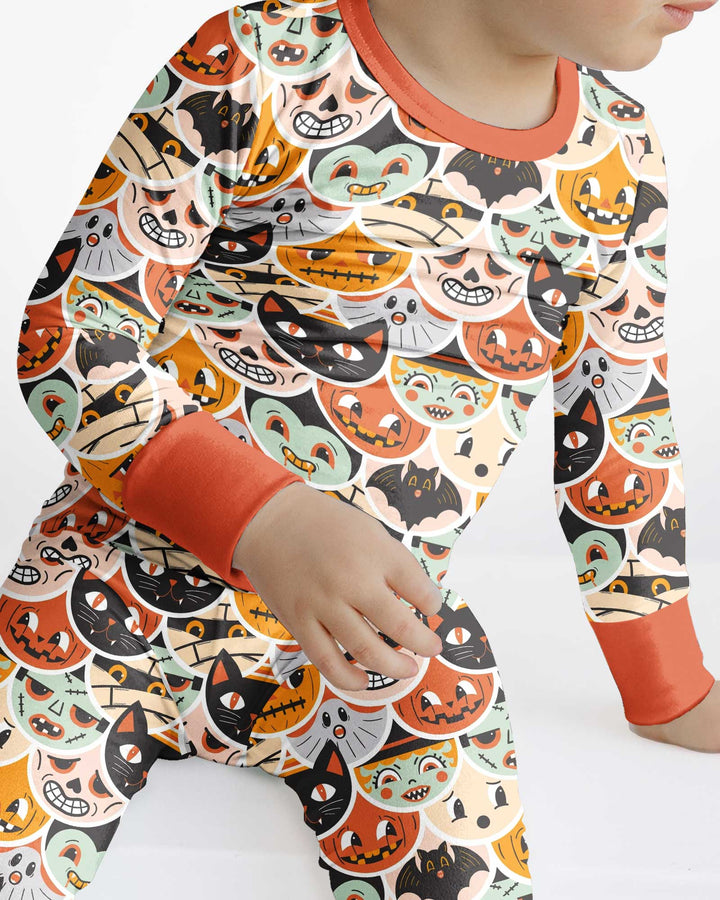 Monster Mash-Up Bamboo Two Piece Long Sleeve Pajama Set