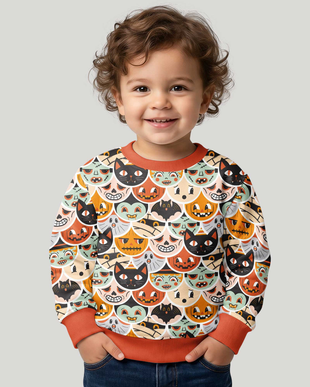 Monster Mash-Up Bamboo Crewneck Sweatshirt