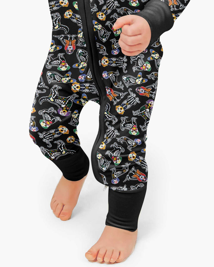 Dia De Los Muertos Doggie Bamboo Convertible Zippy