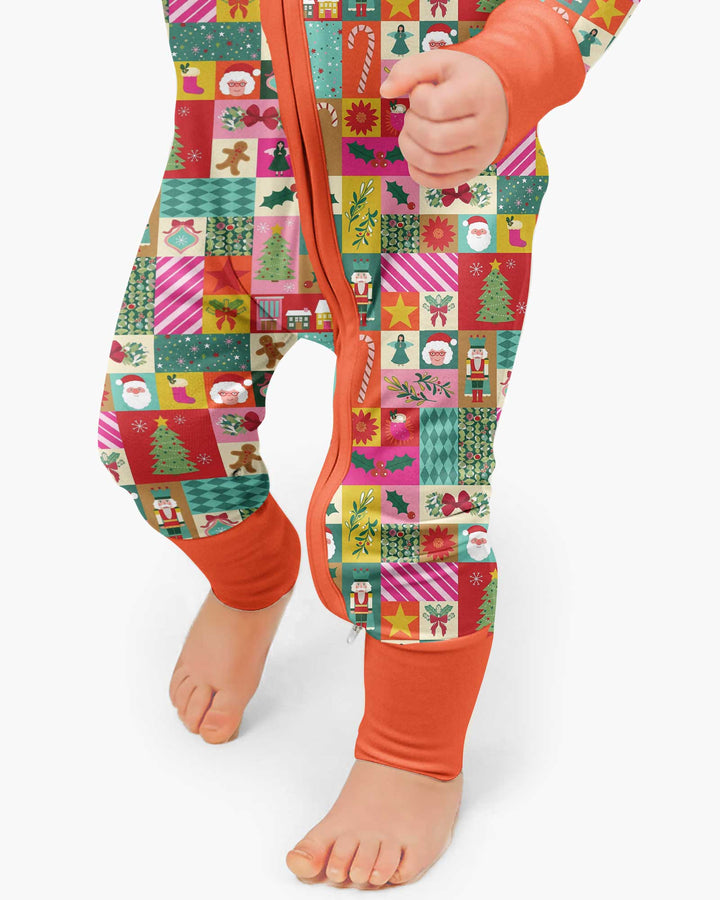 Maximalist Christmas Collage Bamboo Convertible Zippy