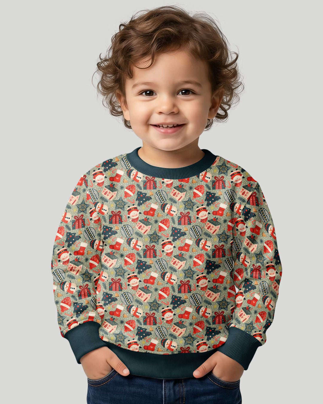 Christmas Ornaments Bamboo Crewneck Sweatshirt