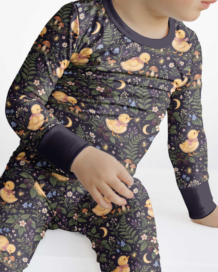 Little Duckling Dreams Bamboo Two Piece Long Sleeve Pajama Set