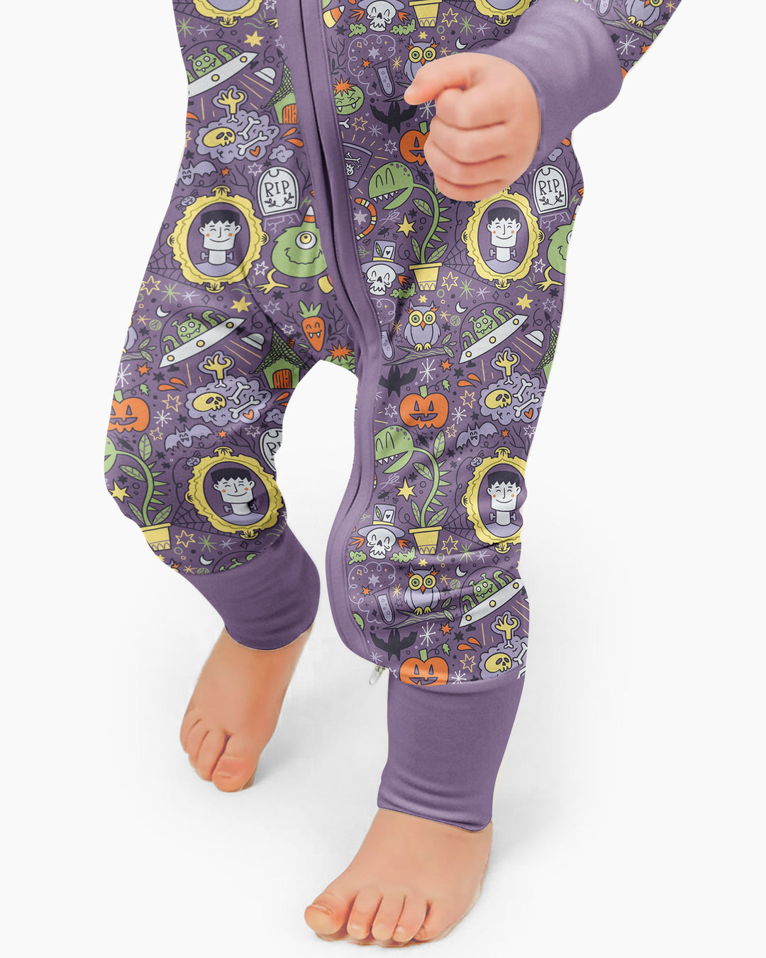 Halloween Monster Fun Bamboo Convertible Zippy
