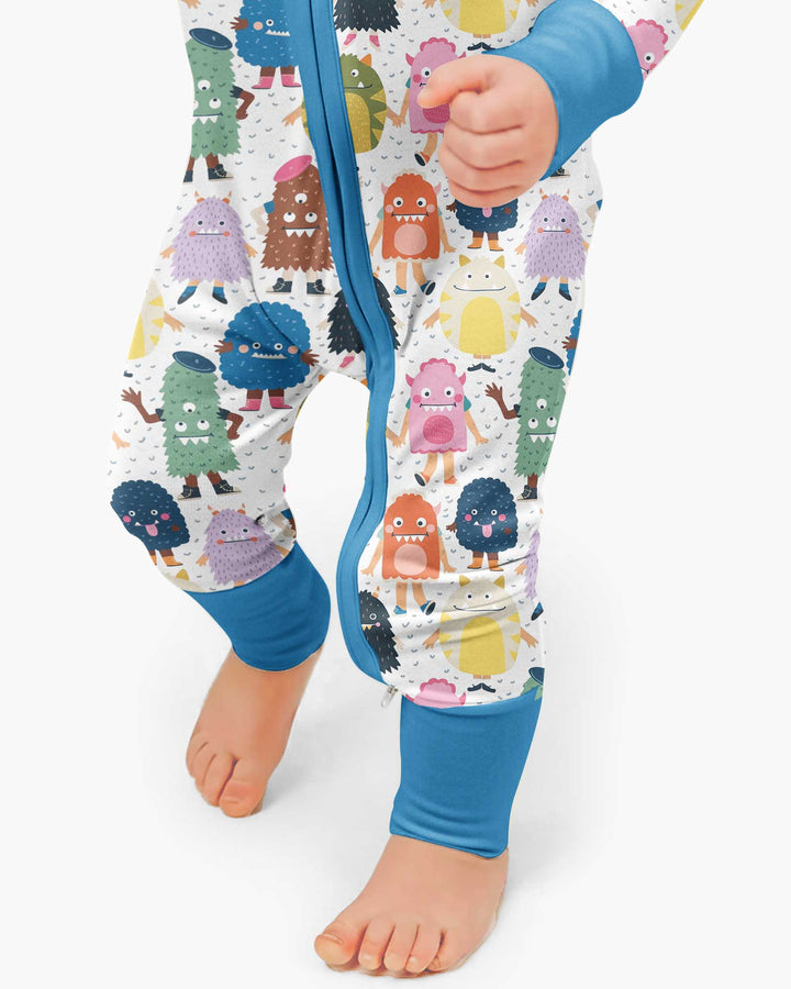 (Not So) Scary Monsters Bamboo Convertible Zippy