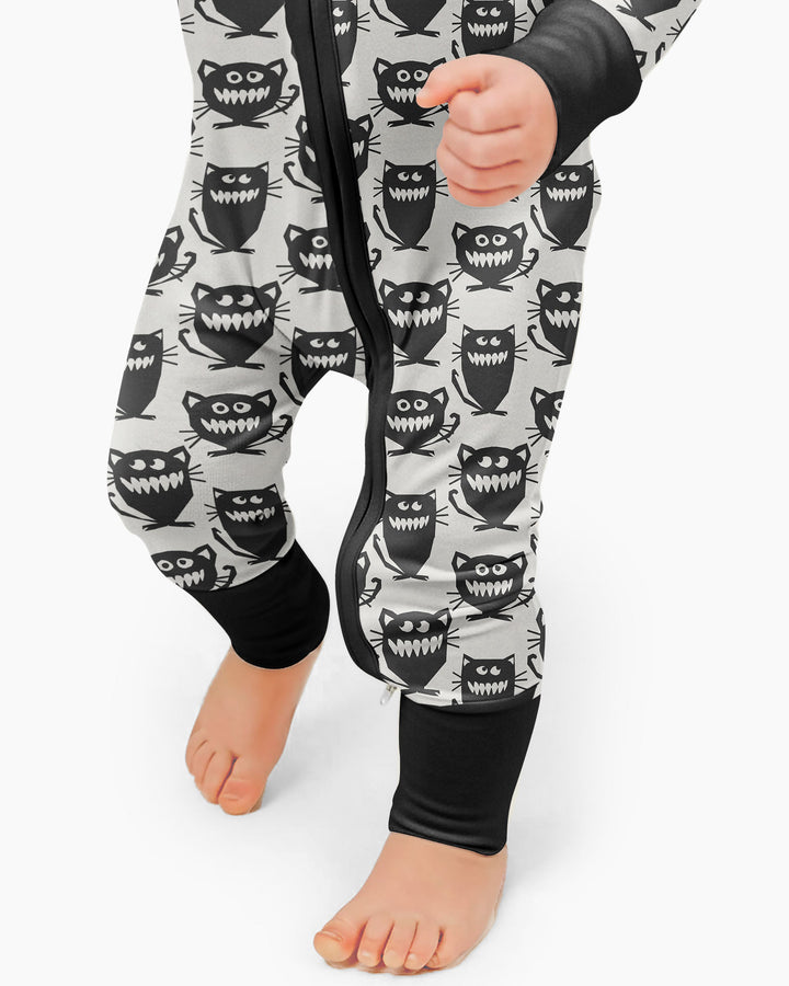 Halloween Monster Cats Bamboo Convertible Zippy