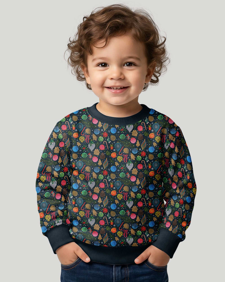 Holiday Ditsy Bamboo Crewneck Sweatshirt
