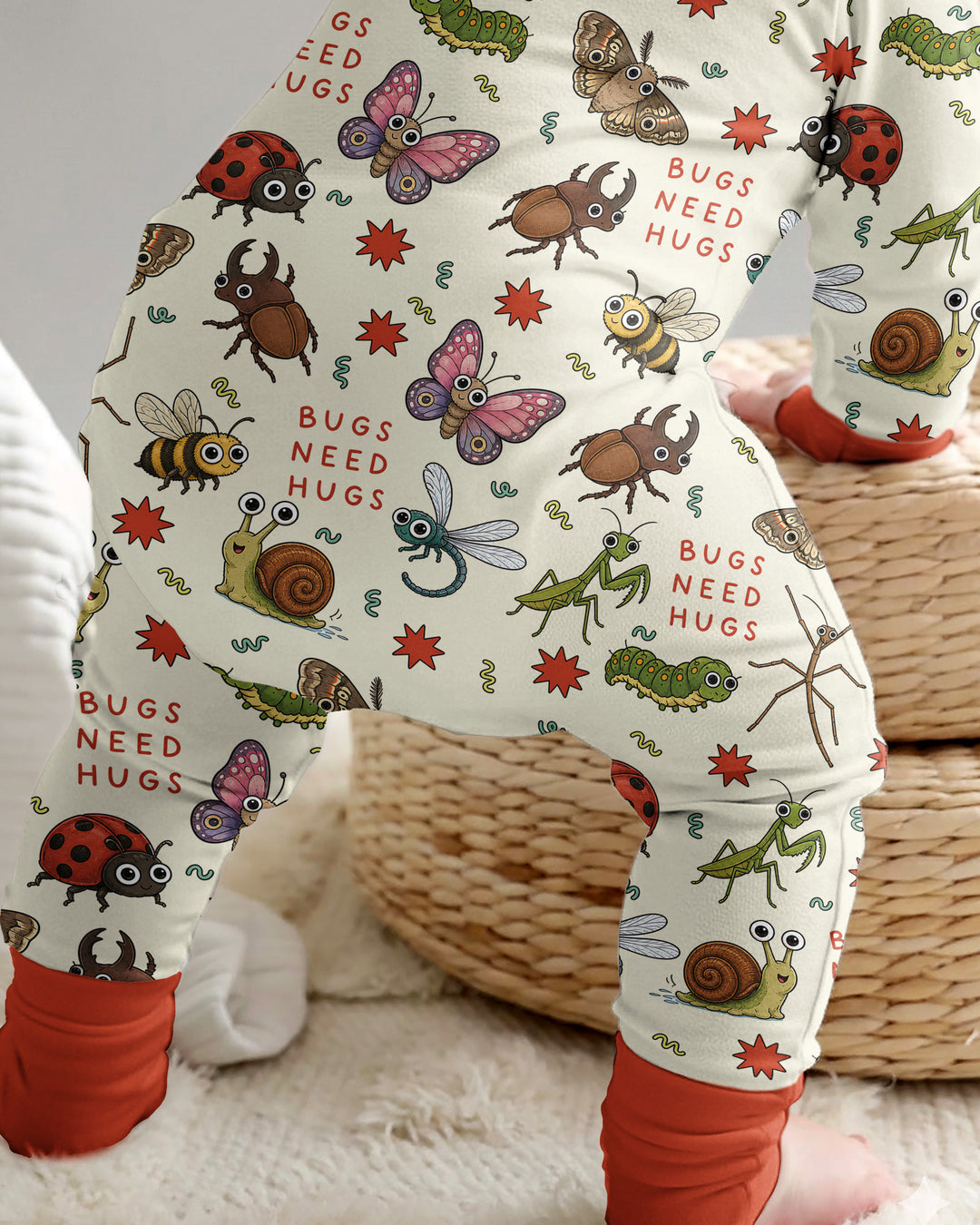 Bugs Need Hug Bamboo Convertible Zippy