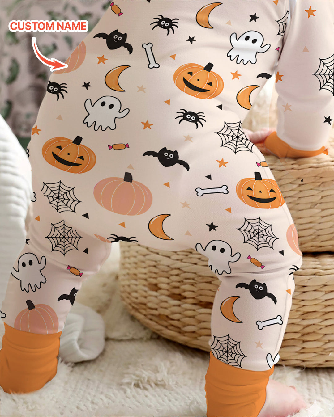 Custom Name Mommy's Lil' Boo Bamboo Convertible Zippy