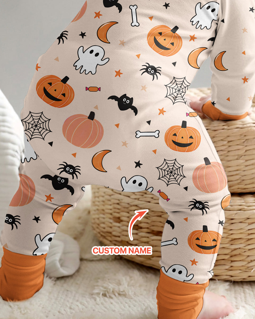 Custom Name Mommy's Lil' Boo Bamboo Convertible Zippy