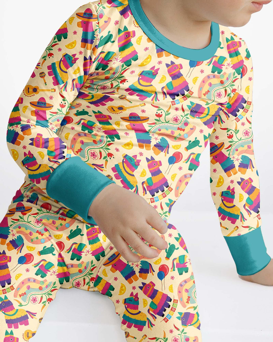Template Bamboo Two Piece Long Sleeve Pyjamas Set