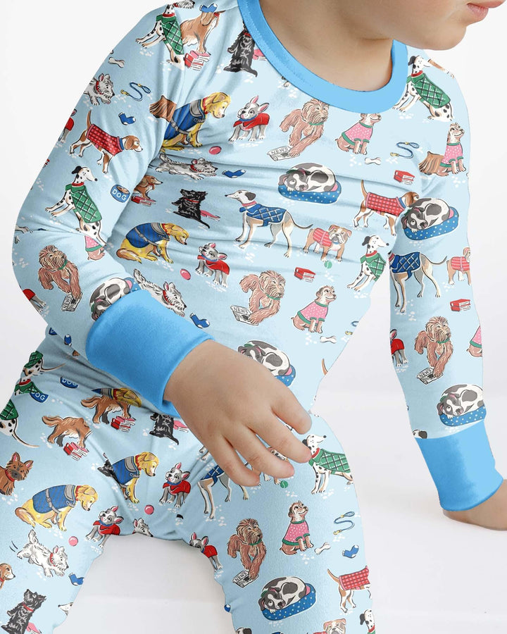 Best Bud Bark Family Matching Bamboo Two Piece Long Sleeve Pajama Set