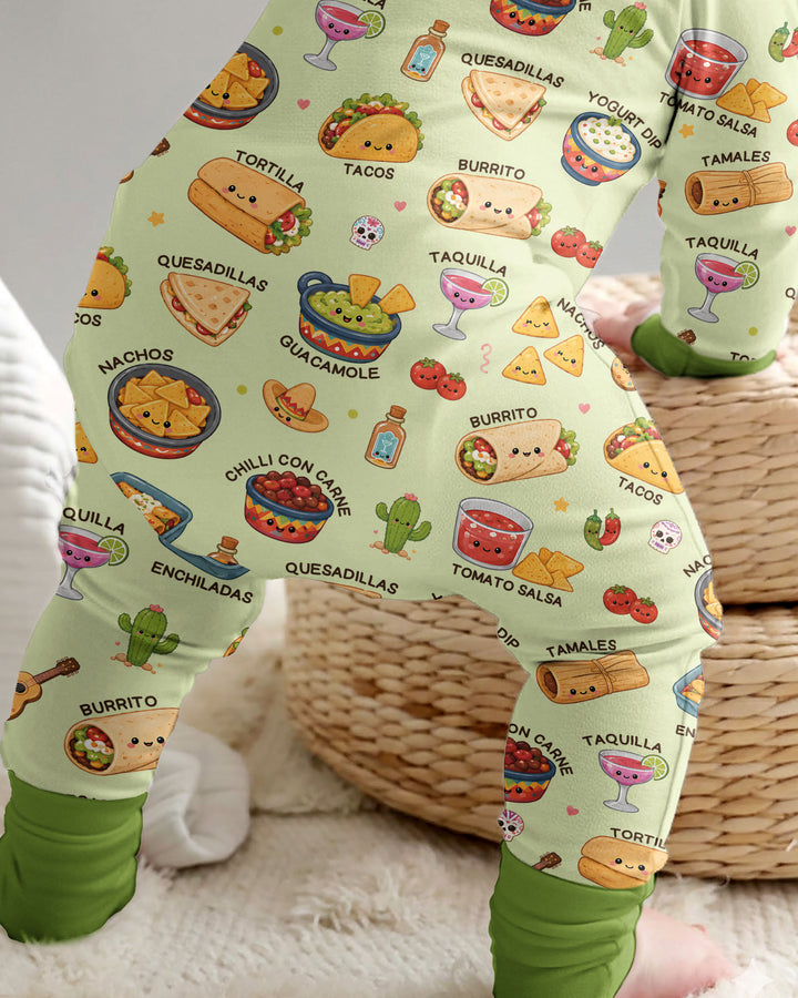 Kawaii Mexican Food Bamboo Convertible Zippy