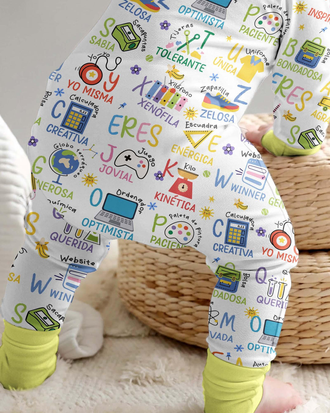 You Are Spanish Alphabet Version Bamboo Convertible Zippy