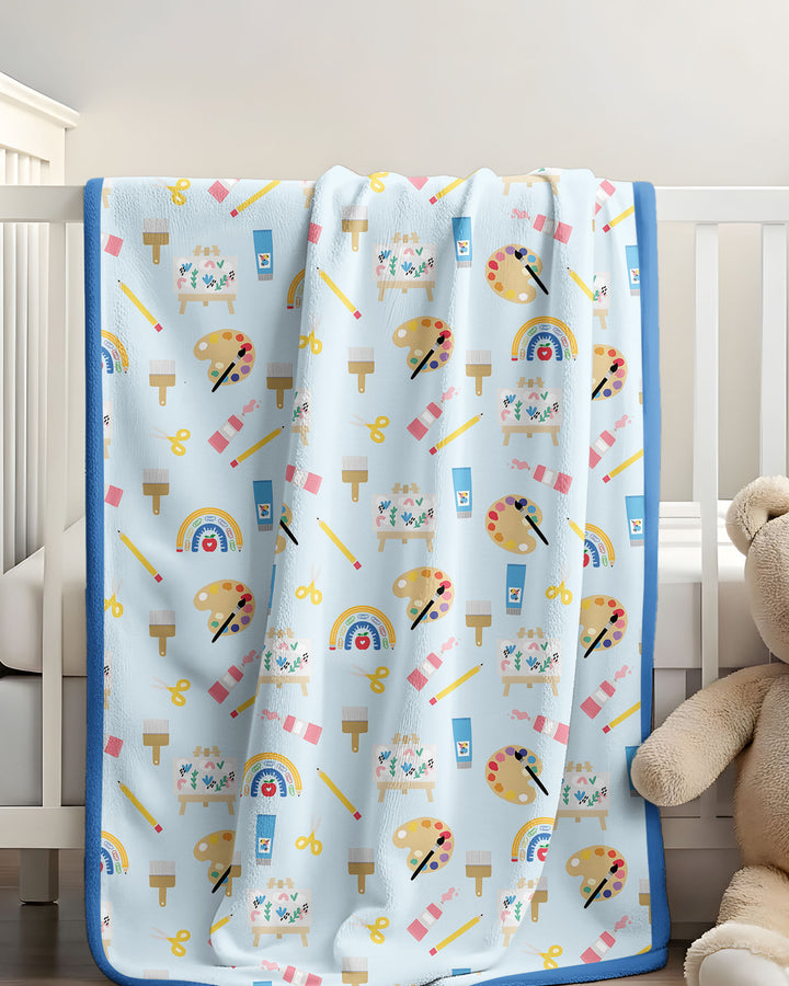 Custom Name When I Wake Up I Will Be Starting School Bamboo Blanket