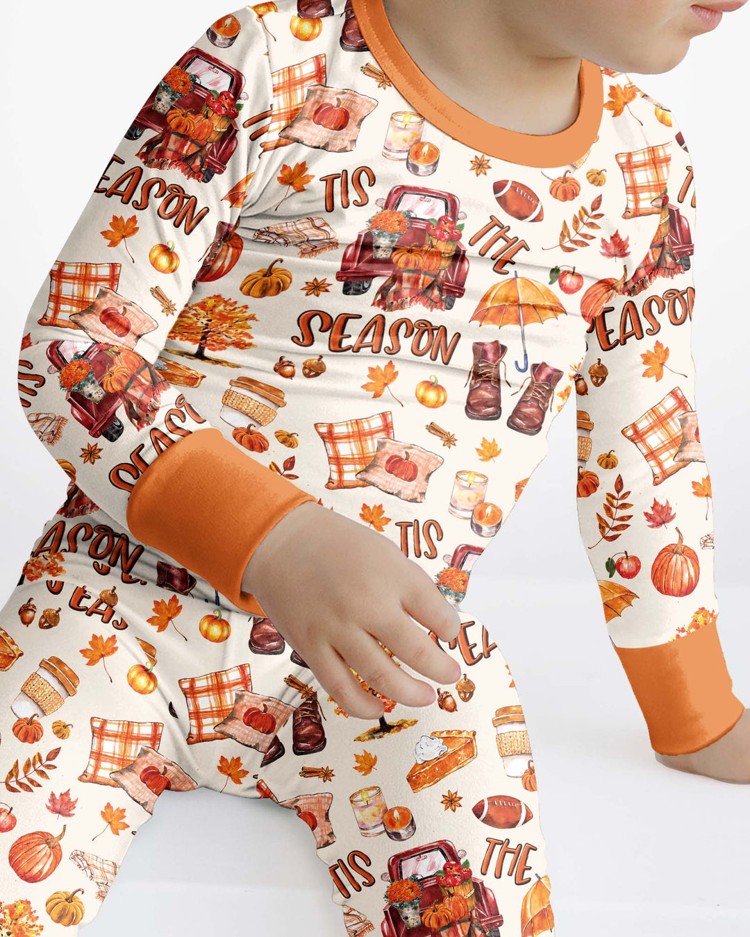 Template Bamboo Two Piece Long Sleeve Pyjamas Set