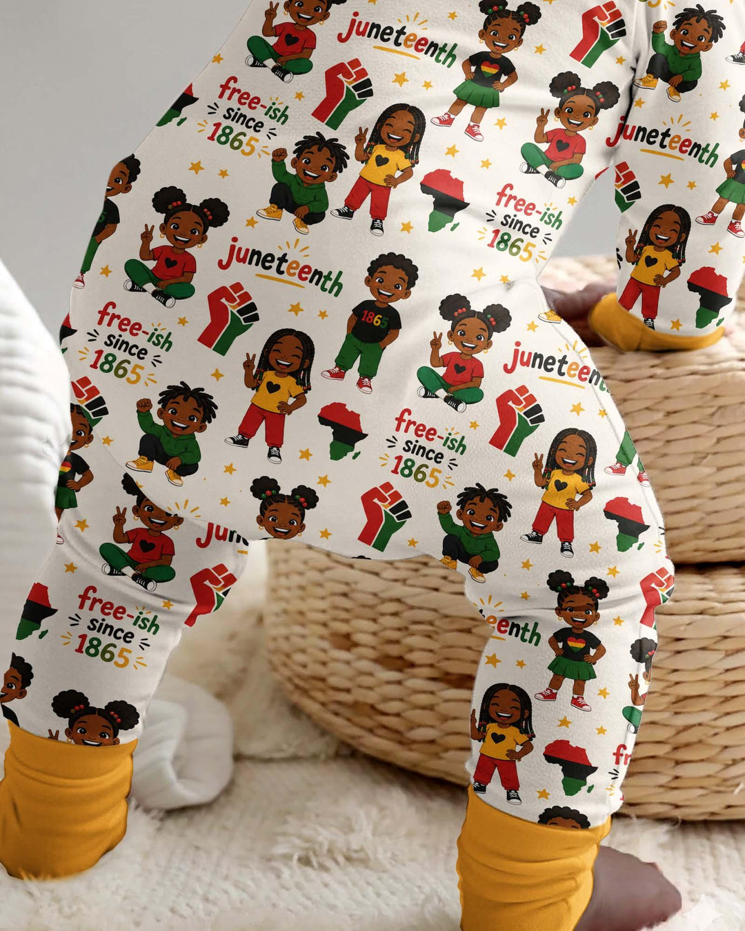 Juneteenth Free-ish Since 1865 Bamboo Convertible Zippy