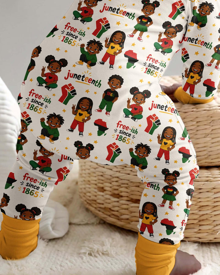 Juneteenth Free-ish Since 1865 Bamboo Convertible Zippy