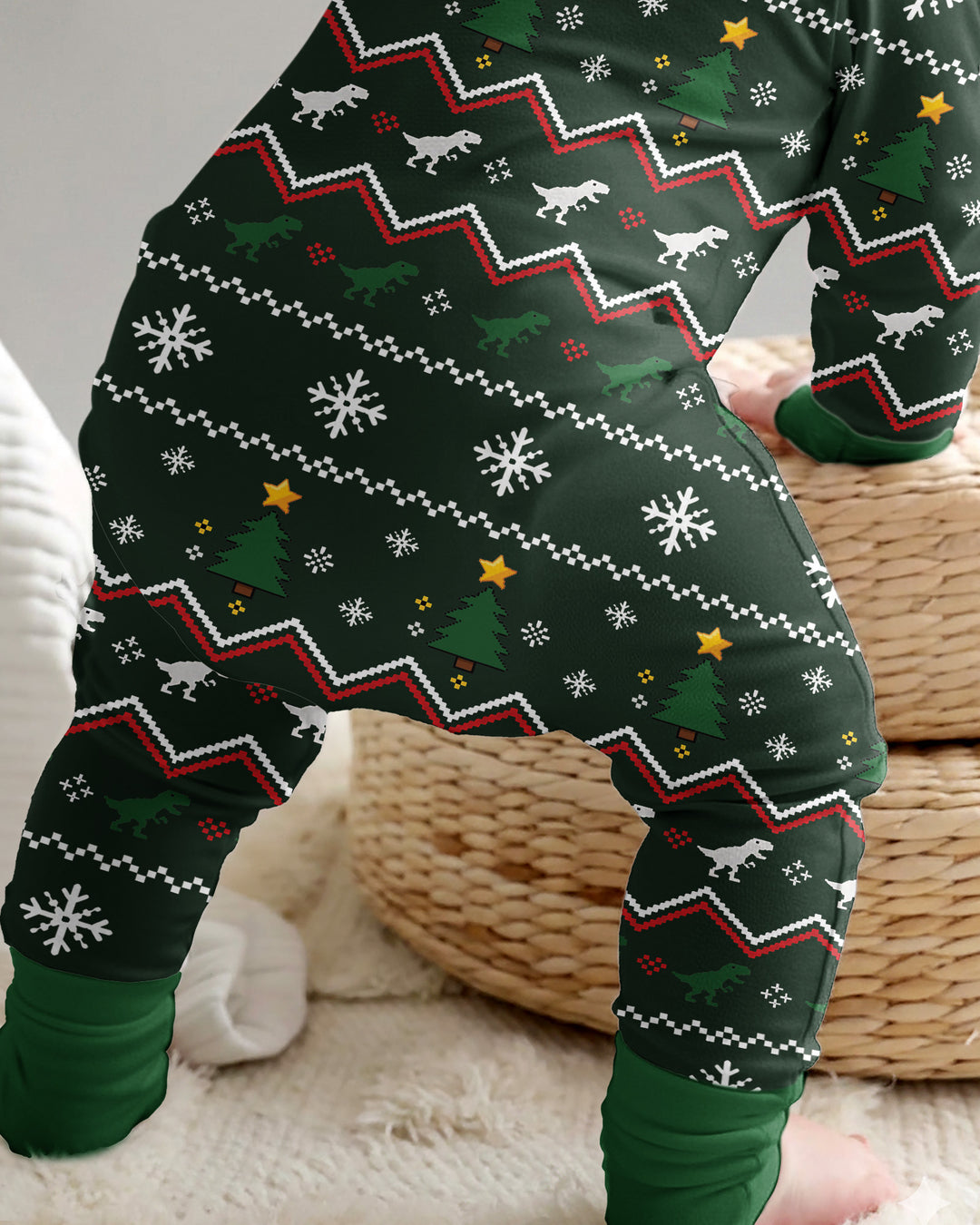 Look I'm Tree-Rex Ugly Christmas Bamboo Convertible Zippy