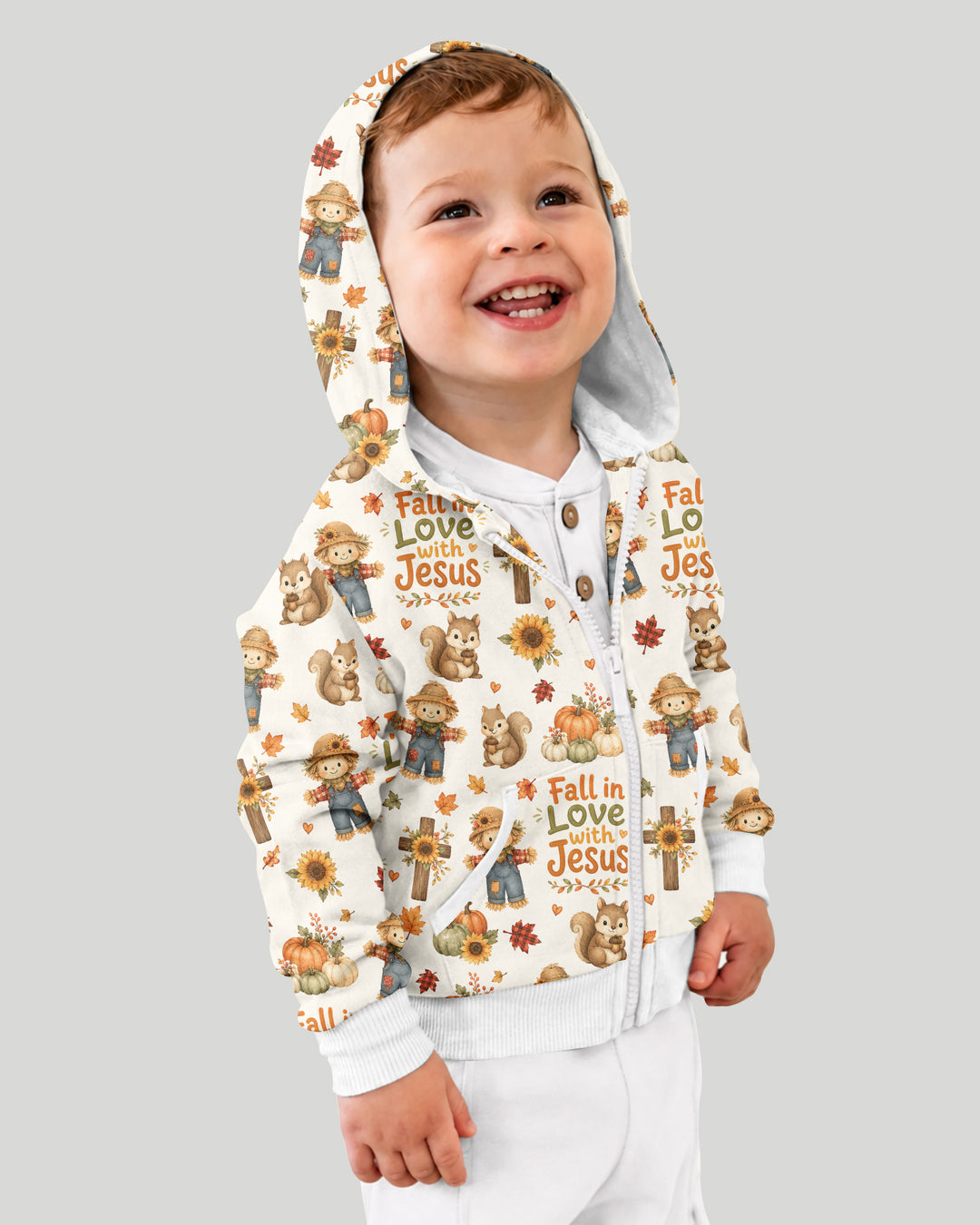 Fall For Jesus Bamboo Zip Hoodie