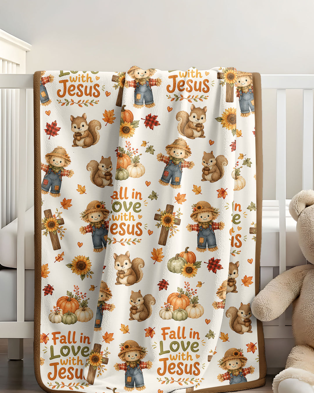 Fall For Jesus Bamboo Blanket